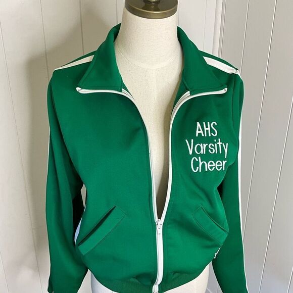 Varsity Spirit Fashions Womens Medium Zip Front Jacket Green AHS Varsity Cheer - Picture 5 of 16